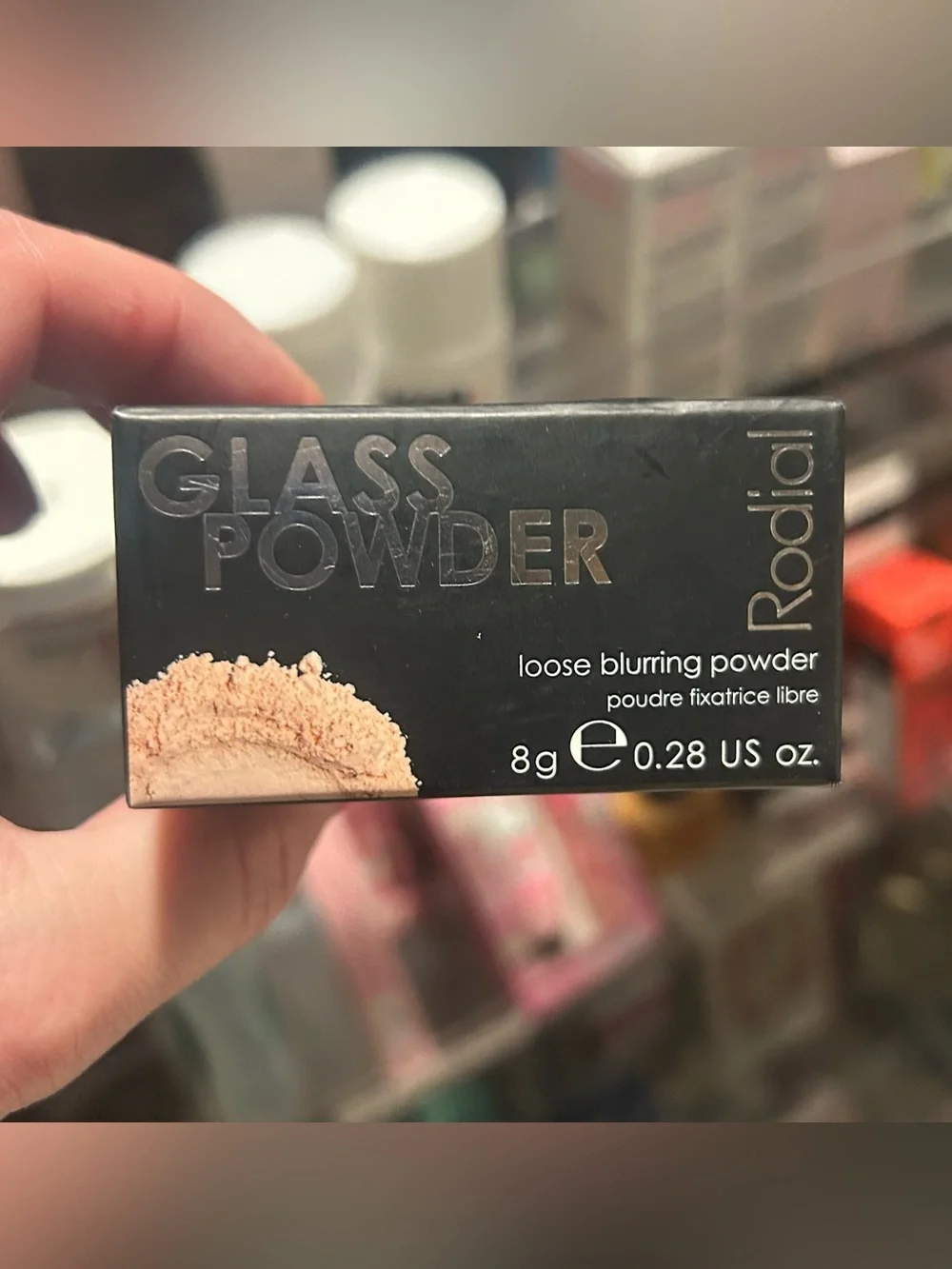 Rodial Glass Powder Loose Blurring Powder - 0.28 oz / 8 g - Full Size NIB